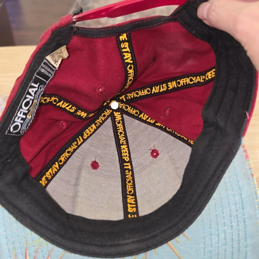 Official Crown of Snapback California Republic Bear Flag Flat Bill Hat Red Blue